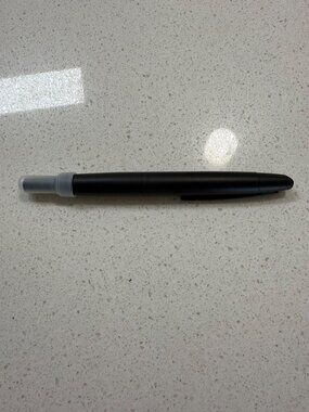 Extra Fine Nib Black Fountain Pen With Clear Cap - Minimalist Design